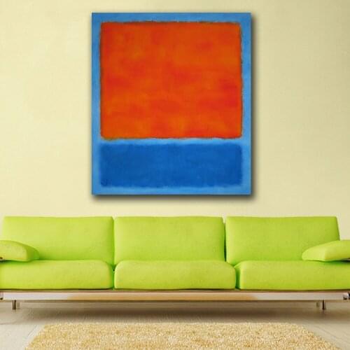 Mark Rothko Abstract American Style print Frameless Unframed Oil Painting Spray Canvas Waterproof airbrush square design art