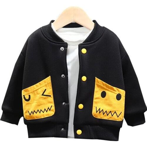 Infant Fashion Autumn Winter Baby Boys Girls Clothes Sports Children Thick Cotton Jacket Toddler Casual Costume Kids Sportswear