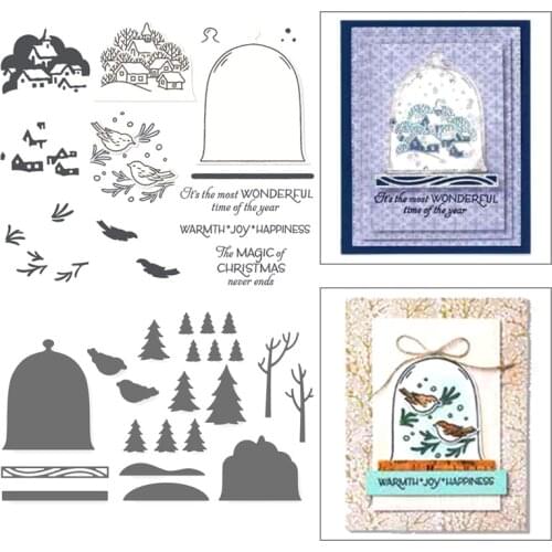 Christmas Cake Metal Cutting Dies and Stamps DIY Scrapbook Album Paper Card Decoration Craft Handmade Knife Die