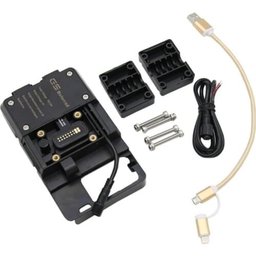 Mobile Navigation Bracket for Honda Motorcycle USB Charging 12MM Bracket ADV F700 800GS CRF1000L