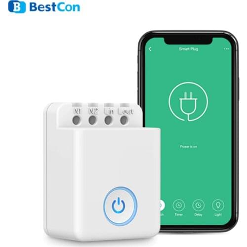 Broadlink Bestcon MCB1 Home Automation Modules Smart Switch WiFi APP 2.4GHz Control Box Timing Wireless Remote Control 2500W