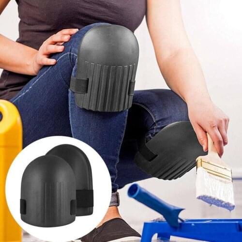 1 Pair Flexible Soft Foam Kneepads Protective Knee Braces Cover For Sport Work Gardening Builder EVA Sponge Balck Blue Knee Pads