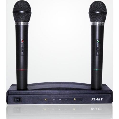 2018 new hot high Quality wireless Dynamic Microphone Mic Mike For personal KTV Karaoke PA Power Amplifier System #WR-306