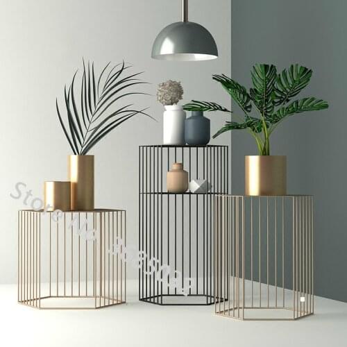 New Fashion Iron Coffee Tables The Creative In The Living Room Simple Modern Sofa Small Tables Desk