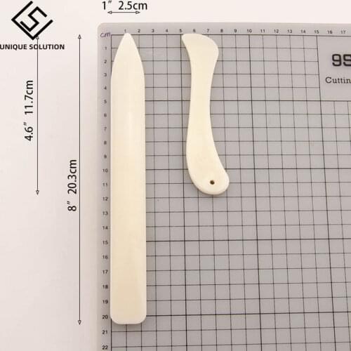 Bone Origami Knife Paper Folding Tools Paper Creaser Set Letter Opener Plastic Scraper Craft Paper Tool Imitation Cattle Bone