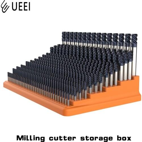 CNC machining center milling cutter storage box 367 holes 4mm 6mm 8mm 10mm 12mm 16mm milling cutter finishing rack