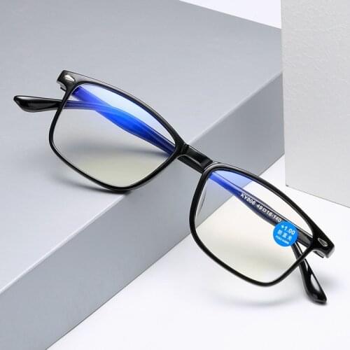 Seemfly Classic Anti Blue Light Reading Glasses Men Women Ultralight Magnification Eyewear Presbyopic Eyeglasses Computer Goggle