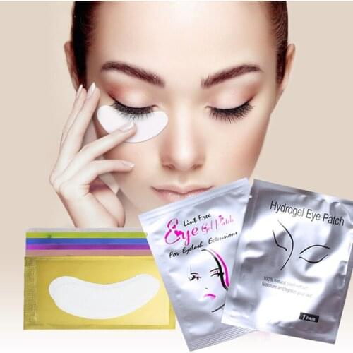 20 Pairs Eyelash Pad Gel Patch Grafting Eyelashes Under Eye Patches For Eyelash Extension Paper Sticker Wraps Makeup Tools