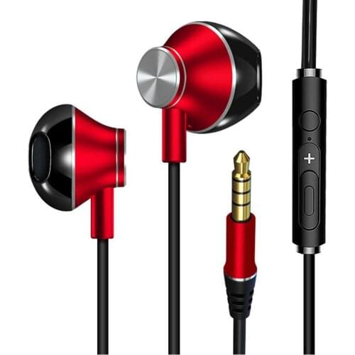 Wired Earbuds with Microphone Ergonomic 3.5mm Earset Earphones with Mic for Cell Phones Earphones with 4D Bass Clear Sound