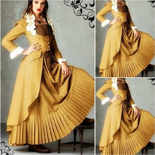 On sale customer-made Vintage Costumes Victorian Dress 1860s Civil War Southern Belle Gown Marie Antoinette dresses US4-36 C-363