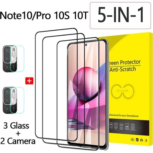 Redmi Note 10T, Redmi Note 10 T Smartphone glass xiomi note 10 pro note10 5g 10s safety glass for xiaomi redmi note 10t screen protector tempered glass redimi note 10t