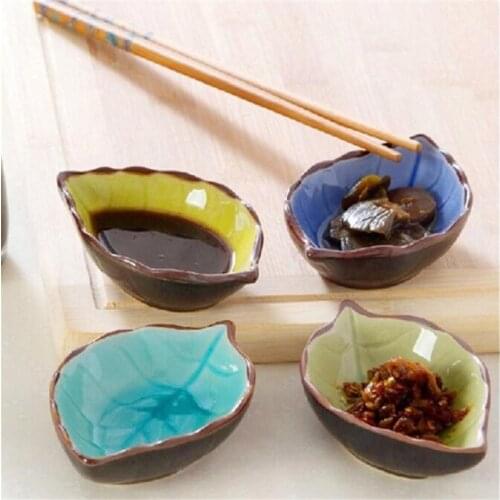 Chinese Porcelain Soy Sauce Dish Sushi Plate Dishes Wasabi Bowl Ceramic Hot Crossborder