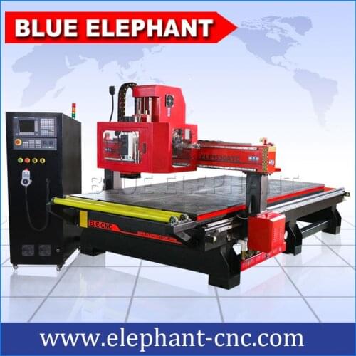 Vacuum Working Table CNC Machine with 9kw HSD Air Cooling Spindle/ 1300x2500x200mm CNC Router/ 3 Axis CNC Engraving Machine