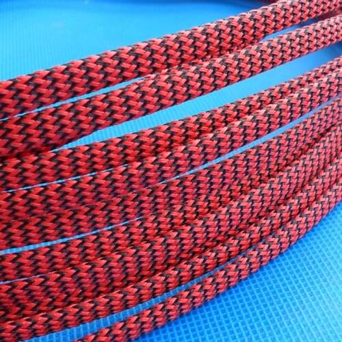 1-50M Cable Sleeves 6mm Snakeskin Mesh Wire Protecting Nylon Tight PET Expandable Insulation Sheathing Braided Sleeves
