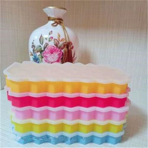 1Pcs Cavity Ice CubeTray Honeycomb Ice Cube Mold Flexible Silicone Ice Molds for Whiskey Cocktail Food Grade