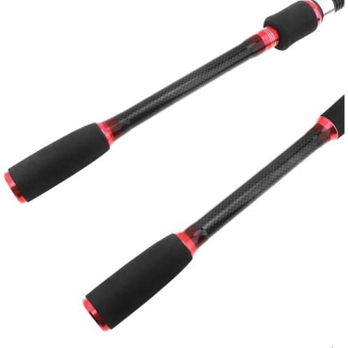 2.4m 7 Section Carbon Fiber Super Hard Lure Fishing Rod Travel Ultra Light Spinning / Casting Fishing Pole