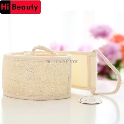 3pcs Natural Loofah Massage Sponge Shower Body Cleaning Tool Long Toiletries Scrubber Ponge Brush Pad Towel Horniness Remover