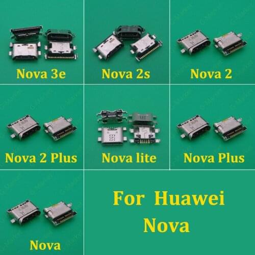 5pcs Micro USB Charging Port Dock Plug Jack Connector Charger for Huawei Nova 3e 2S 2 2plus lite Plus Repair parts replacement