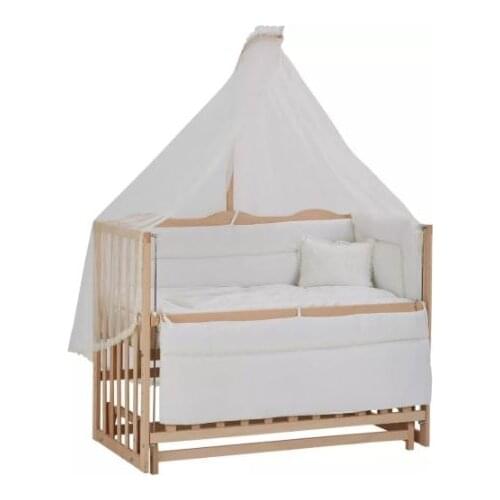 Wooden baby crib baby crib quilts and bed linen sets made in turkey