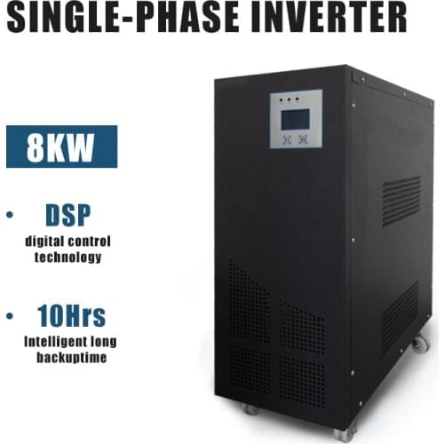 INVERTER 96V 8KW 220V 8000KW 96VDC TO 220VAC FOR SOLAR POWER SYSTEM OFF GRID SOLAR INVERTER LOW FREQUENCY FOR HOME USE