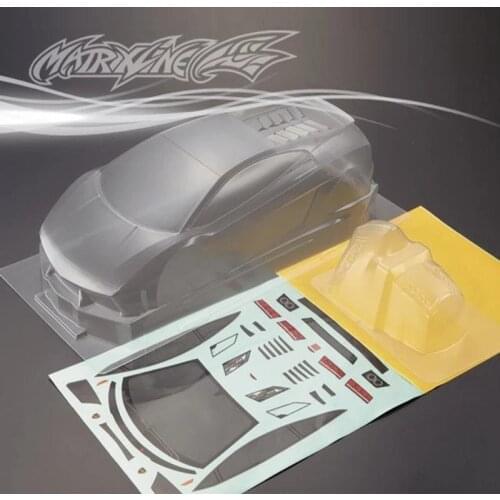 1 set Gallardo LP560 1/10 1:10 drift RC PC body shell lampshade 195mm width Transparent drift body shell RC hsp hpi trax Tamiya