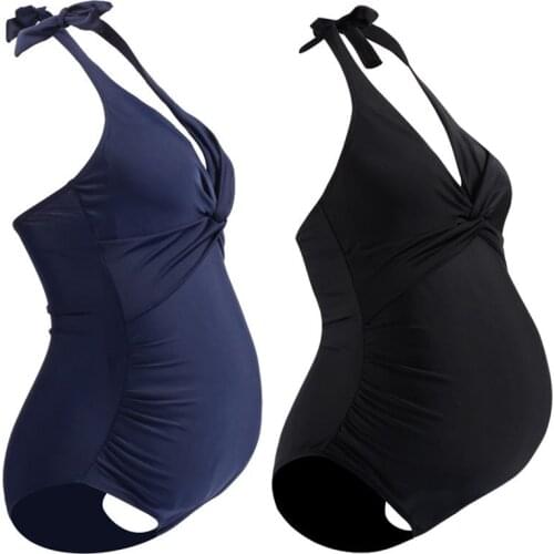 Maternity Swimwear Women Beach Body Suit Pregnant One Piece Swimsuit Big Size Monokini