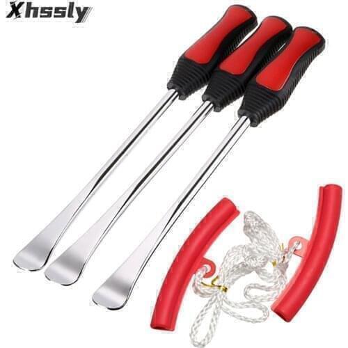 Motorcycle Bike Tire Levers Spoon Set Pry Bar Crowbar Tools For SUZUKI Gn 125 Gsx 600F Katana Bandit 600 Gsx S 750 Sv650 Gsx750F