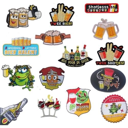 Netherland Oeteldonker Carnival Patch for Clothing Iron on Embroidered Sew Applique Patch Badge Apparel Accessories