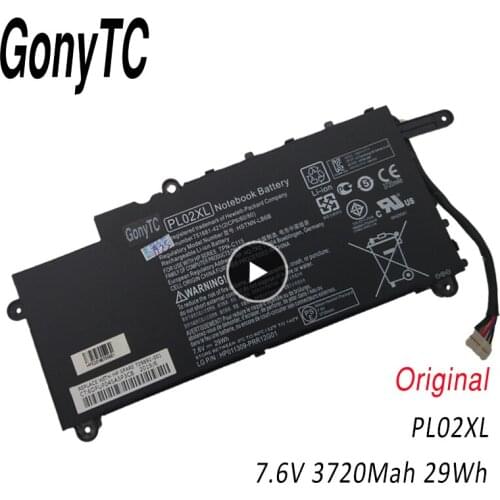 Original PL02XL New Battery For HP Pavilion 11 X360 11-n010dx 11-n000snx 11-N014TU 11-N030TU 751681-421 HSTNN-LB6B HSTNN-DB6B