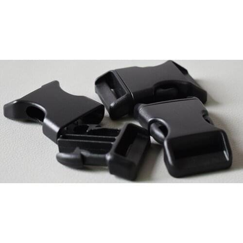 20 Pcs/Lot 1Inch(25mm) Side Release Plastic Buckles and Tri-glide Clip Webbing Slider For Arts Crafts Sewing Diy Dog Collars