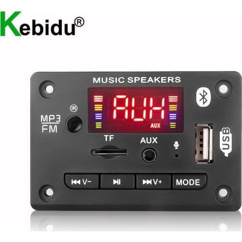 Record MP3 WMA Decoder Board Bluetooth Audio MP3 Player USB TF FM Radio Module For Speaker Car Kit Handsfree Calling
