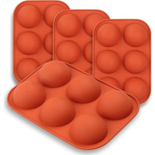 Semi Sphere Silicone Baking Mold for Baking 3D Bakeware Chocolate Half Ball Sphere Mold Cupcake Pan Cake DIY Muffin Kitchen Tool