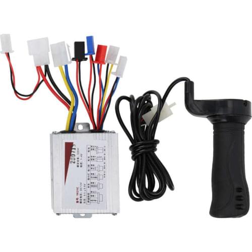 Electric Bike 12V 500W Speed Controller Throttle Grip Set Accessory E-Bicycle Scooter Motor and Throttle Grip Equipment