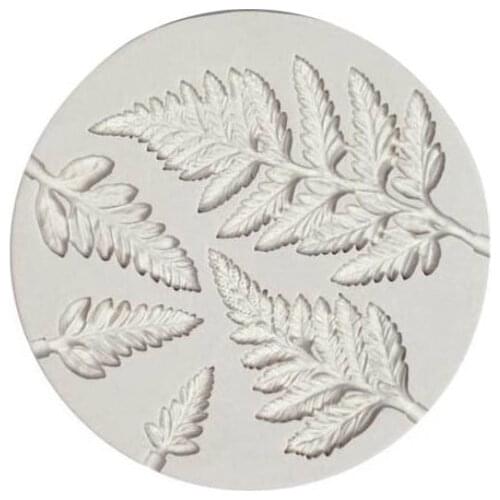 Sugarcraft Leaf Silicone Mold Mimosa Fondant Molds DIY Cake Decorating Tools Candy Resin Clay Chocolate Gumpaste Moulds