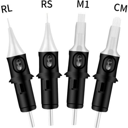 Tattoo high quality 10Pcs/box Permanent Makeup Eyebrow Hybrid Tattoo Pen Rotary Tattoo Machine Tattoo Needles