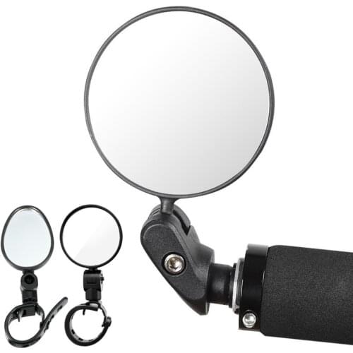 Bike Mirrors 360 Rotation Wide Angle Folding Handlebar Rearview Mirror for Bicycle Motorcycle Road Bike Back Convex Mirror
