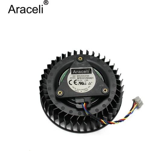 1PCS FAN FOR DELTA BFB1012SHA01 12v 2.4A Reference R9 390x AMD R9 390X R9 390 X fan Graphics Card