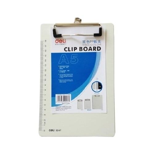 Writing board clip PP A5 clipboard writing pad student pad 9247 portfolio file organizer folder binder