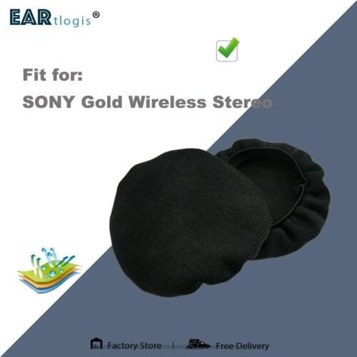1 pair of Sleeve Stretch Covers Sweat Absorption Washable Germproof Deodorizing for SONY Gold Wireless Stereo Headset