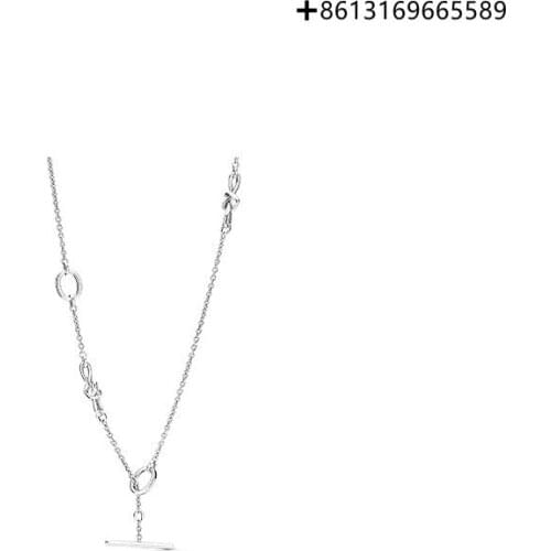 100% 925 Pure Silver Original Reproduction 1:1 Mind Mixed Necklace Manufacturers Direct Batch Free Delivery