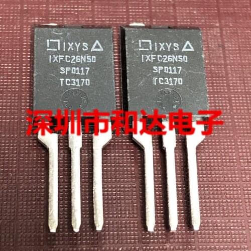 2pieces)IXFC26N50 ISOPLUS220 500V 23A