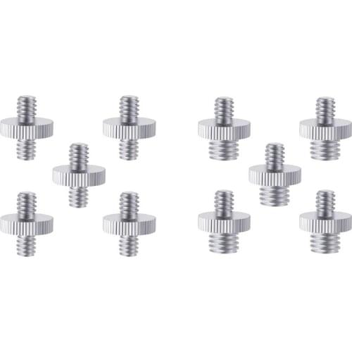 5 Pieces Metal Threaded Screw Adapter Tripod Screw Converter for DSLR Camera,Tripod,Monopod,Shoulder Rig,Light Stand,Camera Cage