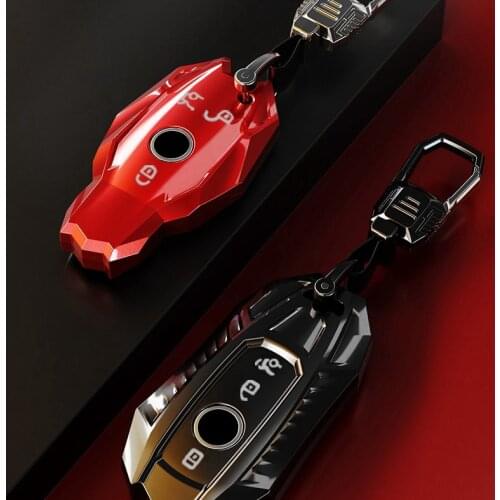 Car Zinc Alloy Key Case For Mercedes Benz A B R G Class GLK GLA w204 W251 W463 W176 C200L E300L S320 S350 S500 S400 Accessories