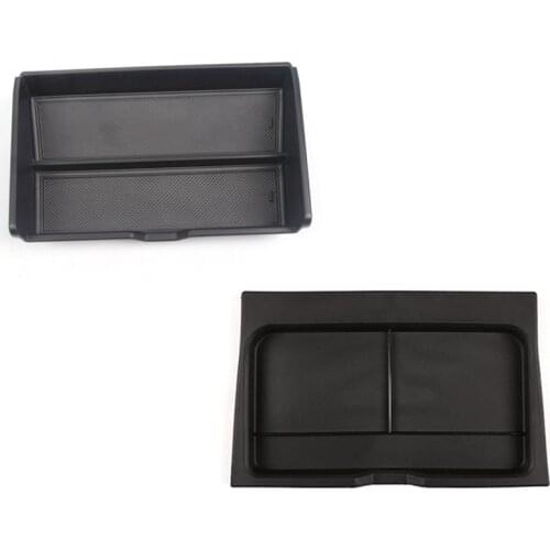For Land Rover Defender 2020 2021 ABS Center Console Lower Storage Armrest Box & TPE Storage Box Mat Pad Car Accessories