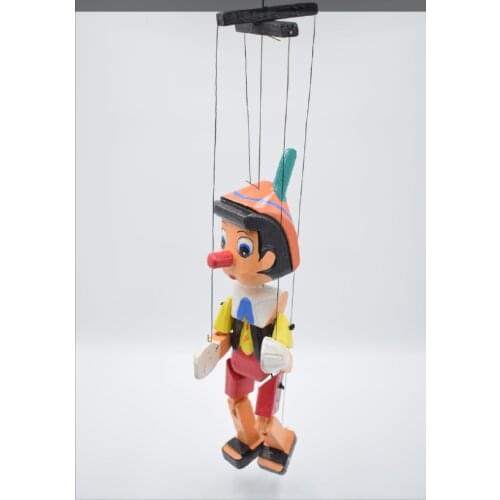 Wooden 22 cm Pinocchio Safe Toys Puppet