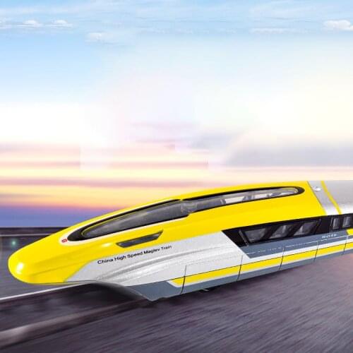 Childrens High-speed Train Toy Track Car Harmony Motor Car Alloy Model Maglev Return Force Simulation Sound Effect