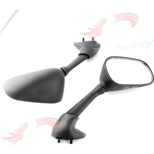 Motorcycle Black Left & Right Rear View Side Mirrors For YAMAHA YZF-R6 2006 2007 R6 06 07