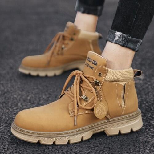 Microfiber Luxury Mens Military Boots Lace Up Men Army Boots Welt Stitching Work Shoes Outdoor Man Winter Ankle Boots Casual