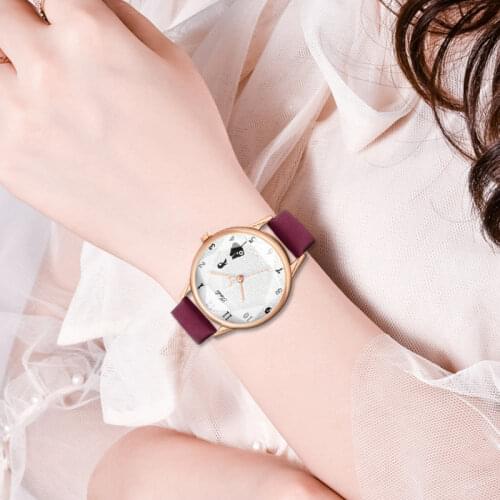 2021 NEW Women Watches Simple Vintage Small Watch Leather Strap Casual Sports Wrist Clock Dress Womens watches Reloj mujer