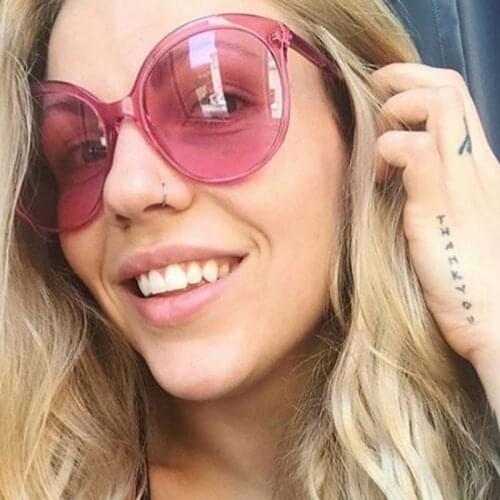 New Fashion cute sexy retro Heart Rimless Women Luxury Brand Designer Sunglasses Eyewear Candy Color UV400